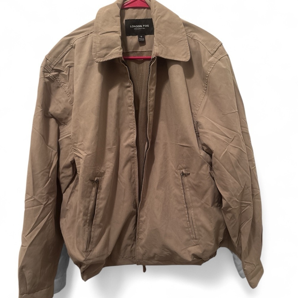 London Fog Auburn Zip-Front Golf Bomber Jacket